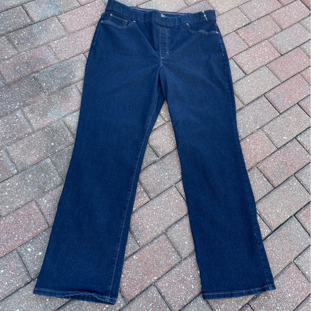 Kim Rogers Dark Wash Tummy Control Size 18